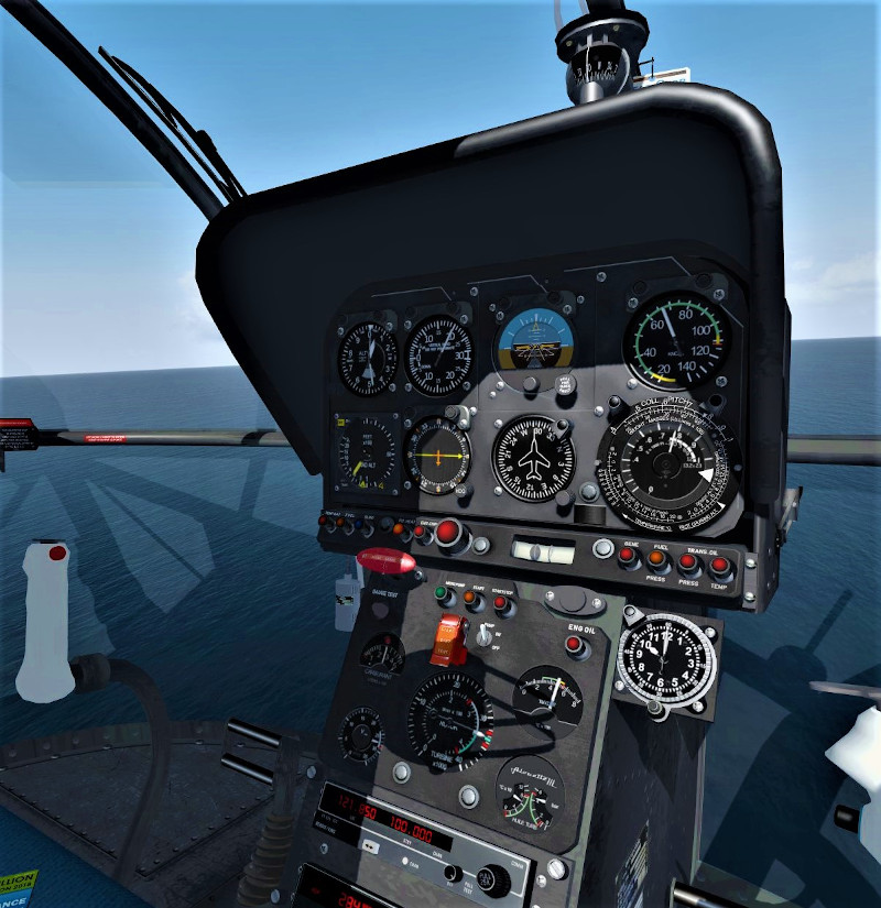 Simulateur de vol helicoptere Alouette 3